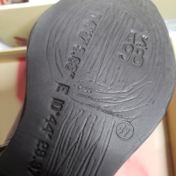 AS 98 Oswald Boots Smoke Size 41 Leather NEW - Picture 6 of 7